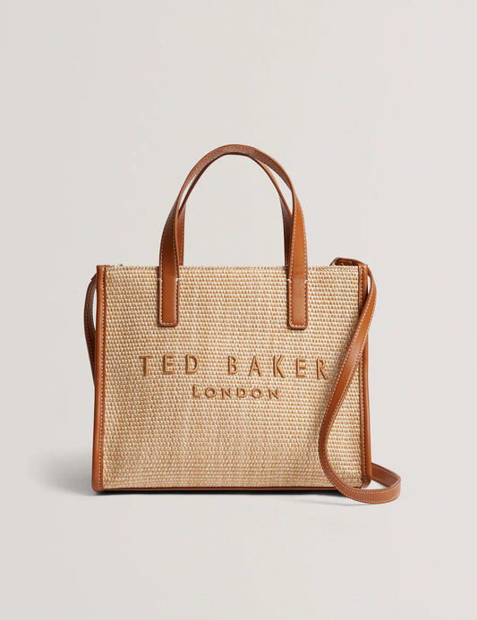 Women's PAOLINA-Faux Raffia Small Icon Bag Ted Baker South Africa Bellabags