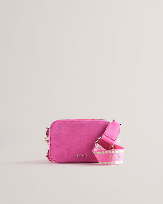 Women's Stunnas-Branded Webbing Mini Camera Bag Brt-Pink Ted Baker South Africa Bellabags