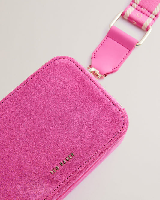 Women's Stunnas-Branded Webbing Mini Camera Bag Brt-Pink Ted Baker South Africa Bellabags