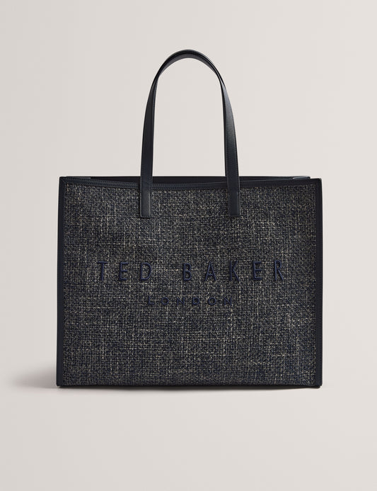 Women's TWEEKON-Tweed Extra Large Icon Bag Ted Baker South Africa Bellabags