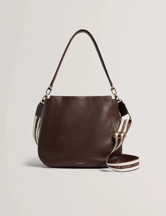 Women's WILLDA-Branded Webbing Leather Hobo Bag Ted Baker South Africa