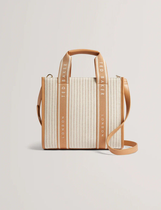 Womens HARLLEE-Striped Canvas Small Webbing Ted Baker South Africa Bellabags
