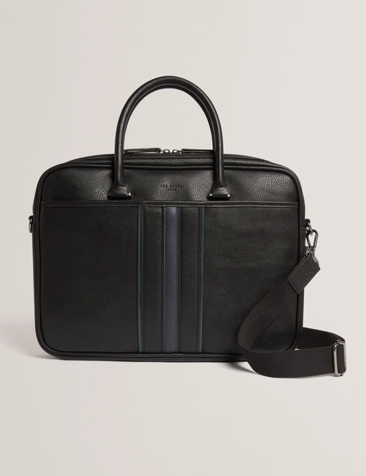 KENRIIK: Stripe PU Document Bag - Bellabags Ted Baker
