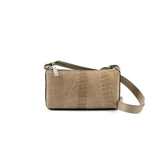 Nude Los Angeles Ostrich Leather Purse Bellabags Bellabags