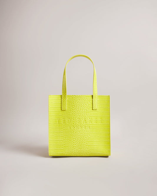 Women's Reptcon-Croc Effect Small Icon Bag Lime Ted Baker South Africa Bellabags