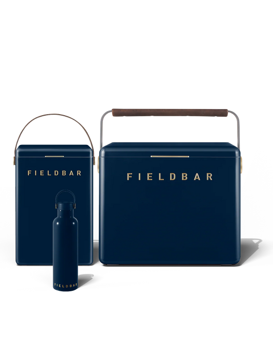 Cooler Box Set & Field Bottle / Sea Boat Blue