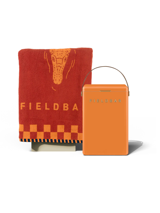 Drinks Box & Towel Bundle / Orchard Orange