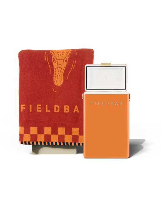 Drinks Box & Towel Bundle / Orchard Orange