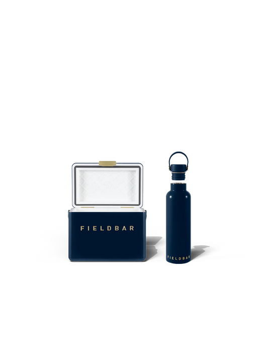 Mini Bar & Field Bottle Bundle / Sea Boat Blue