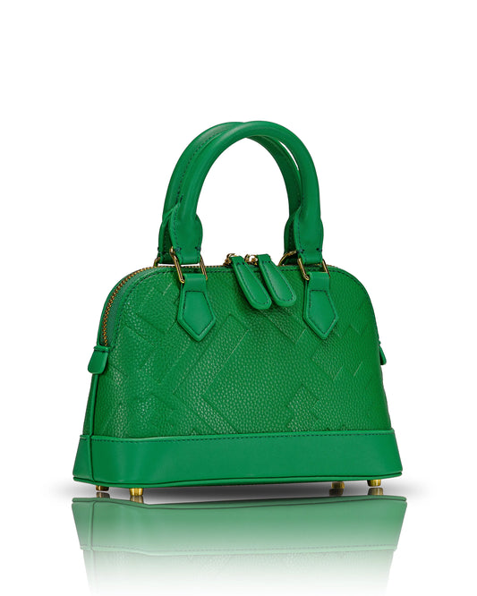 EMBOSSED DOME BAG - GREEN - Bellabags GALXBOY