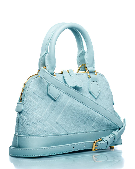 EMBOSSED DOME BAG - BLUE - Bellabags GALXBOY