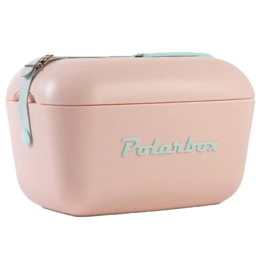 Polarbox Retro Cooler Box 20L / 12L Pink and Cyan - By Polarbox - Invoque