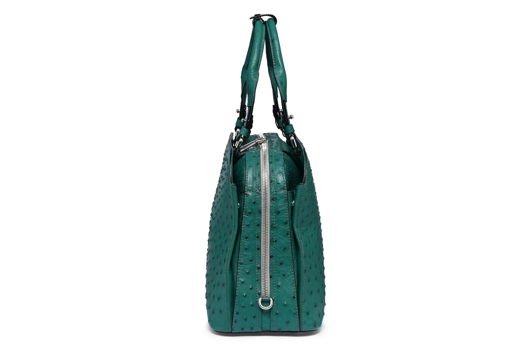 Green Lexington Ostrich Leather Business Bag Bellabags Bellabags