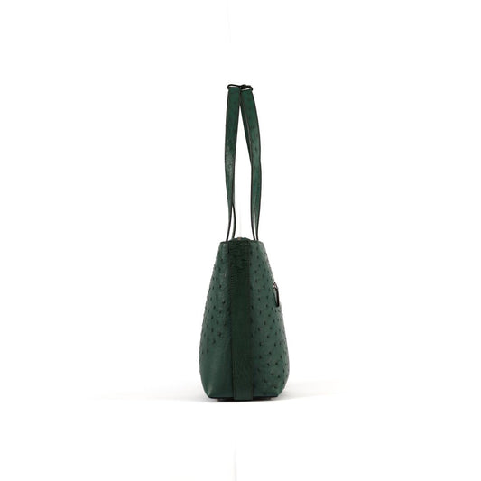 Green Lilibet Ostrich Leather Tote Bag Bellabags Bellabags