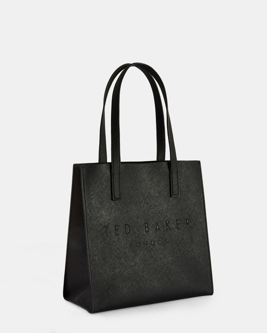 Women's Seacon-Crosshatch Small Icon Bag Black Ted Baker South Africa Bellabags
