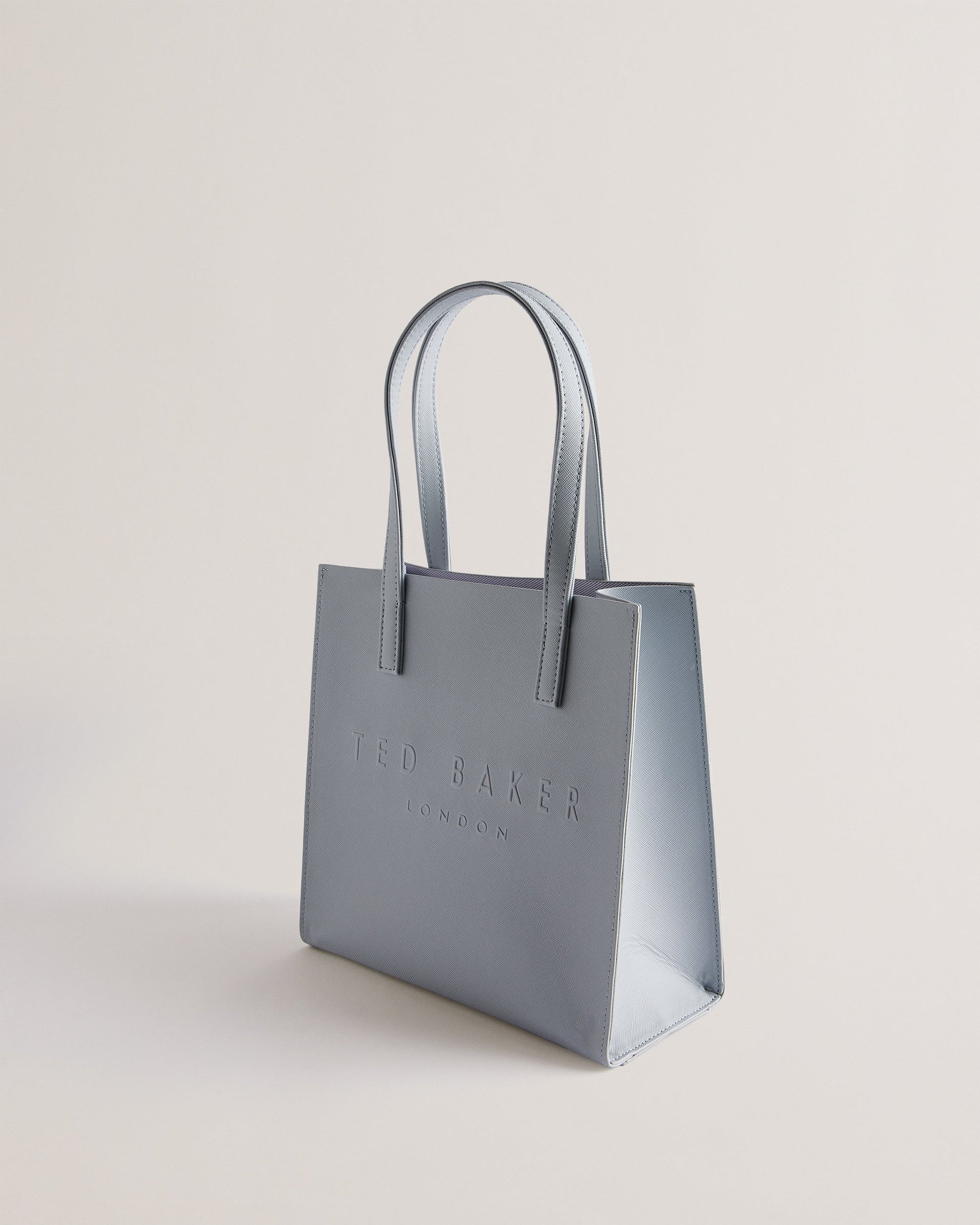 Women's Seacon-Crosshatch Small Icon Bag Lt-Grey Ted Baker South Africa