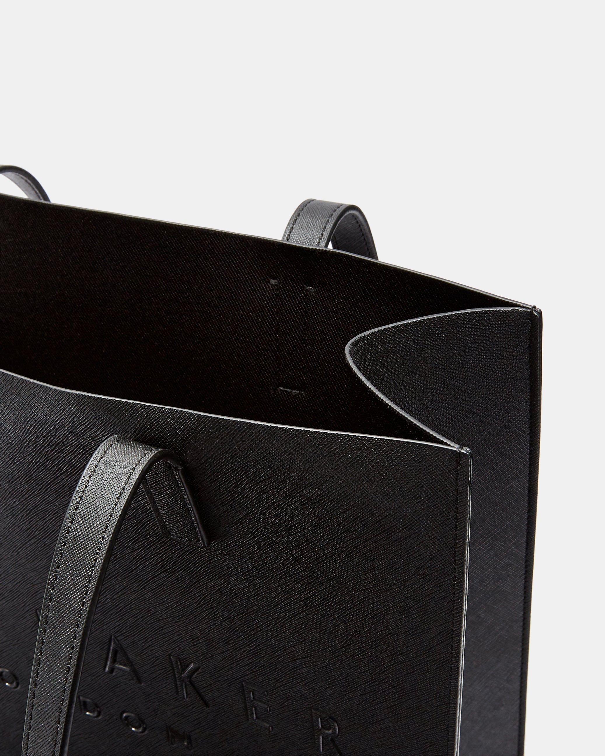 Women's Soocon-Crosshatch Large Icon Bag Black Ted Baker South Africa Bellabags