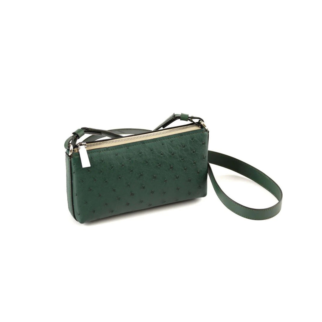 Green Los Angeles Ostrich Leather Purse Bellabags Bellabags