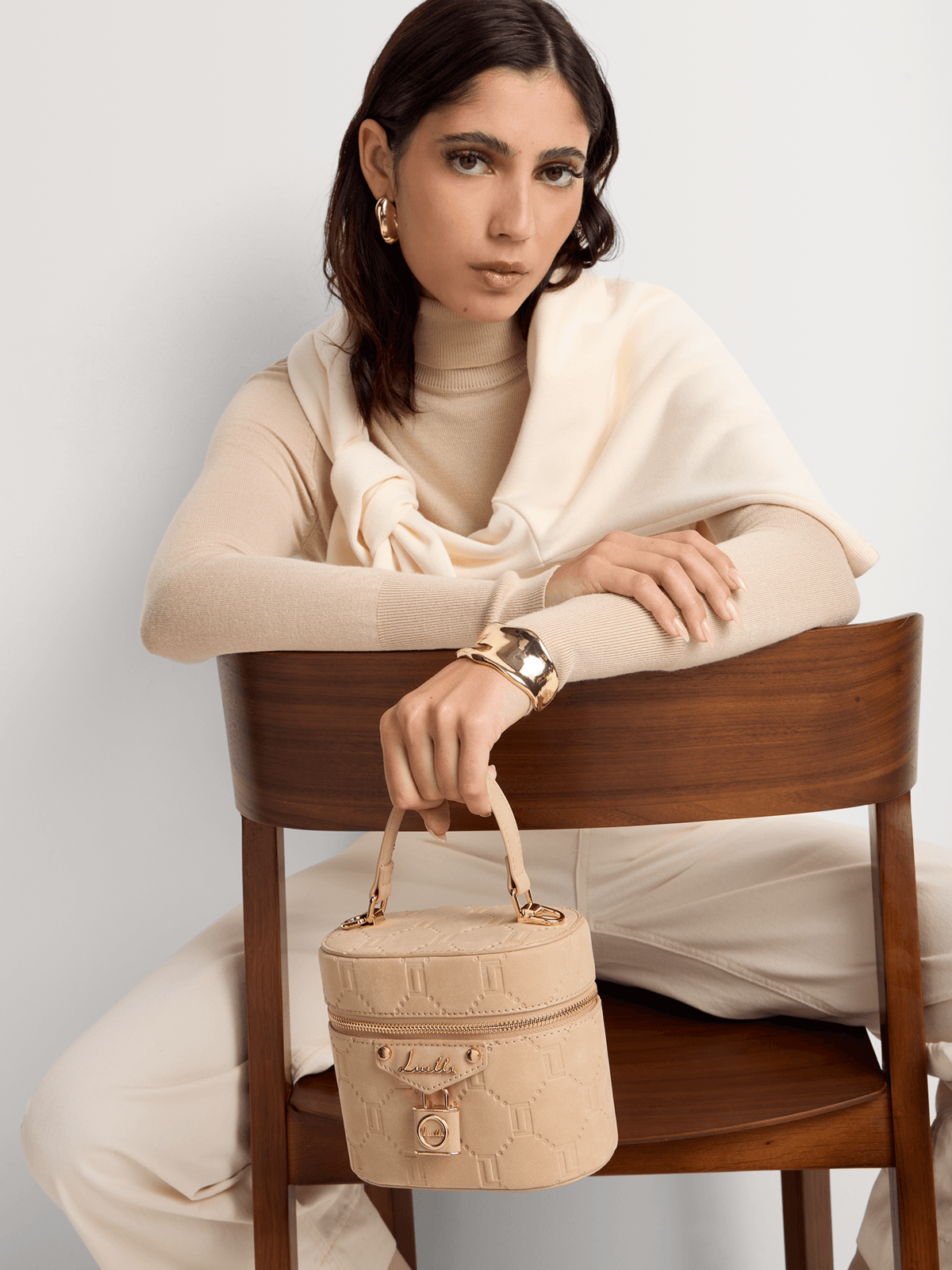 Luella Top Handle Zipped Crossbody Bag Luella