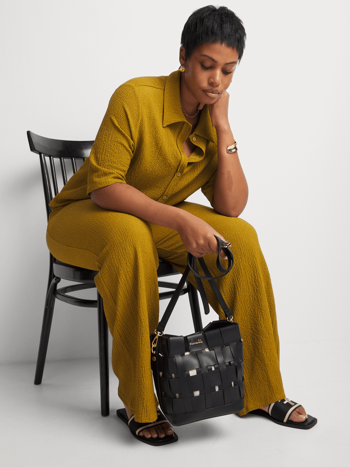 Luella Interweave Bucket Bag Luella Bellabags