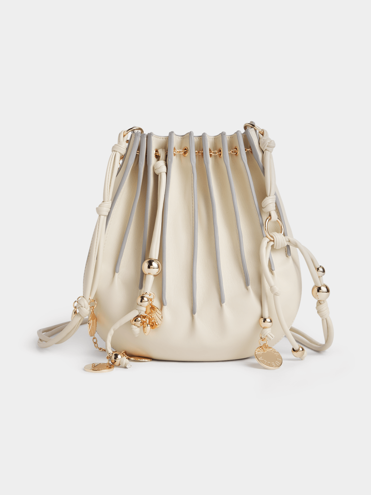 Luella Pintuck Charm Bucket Bag Luella Bellabags