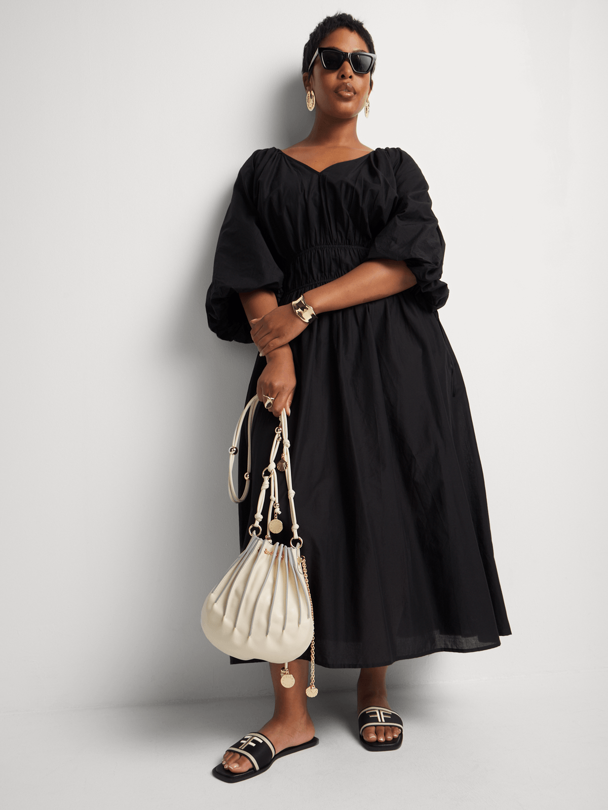 Luella Pintuck Charm Bucket Bag Luella Bellabags