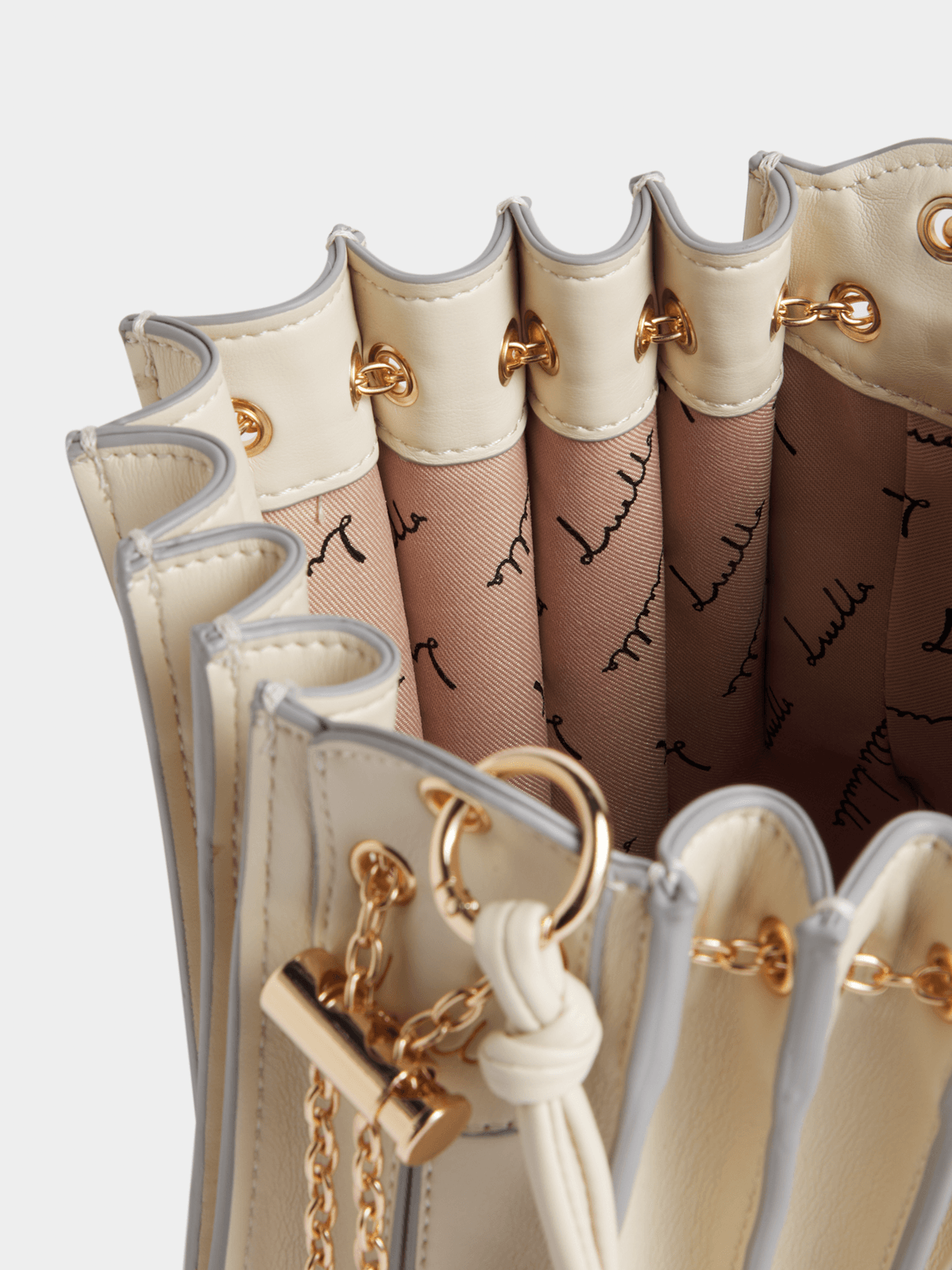 Luella Pintuck Charm Bucket Bag Luella Bellabags