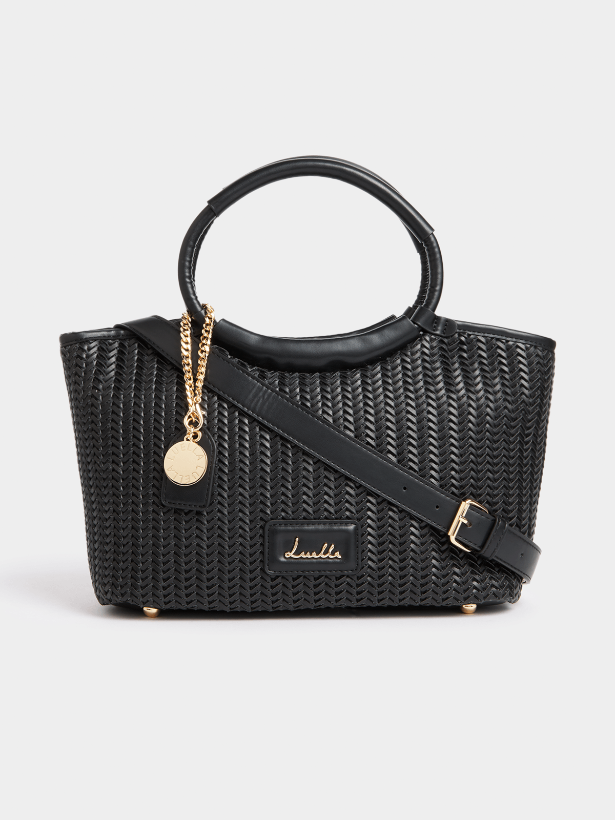 Luella Weave Mini Shopper Bag Luella