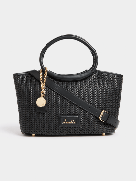 Luella Weave Mini Shopper Bag Luella