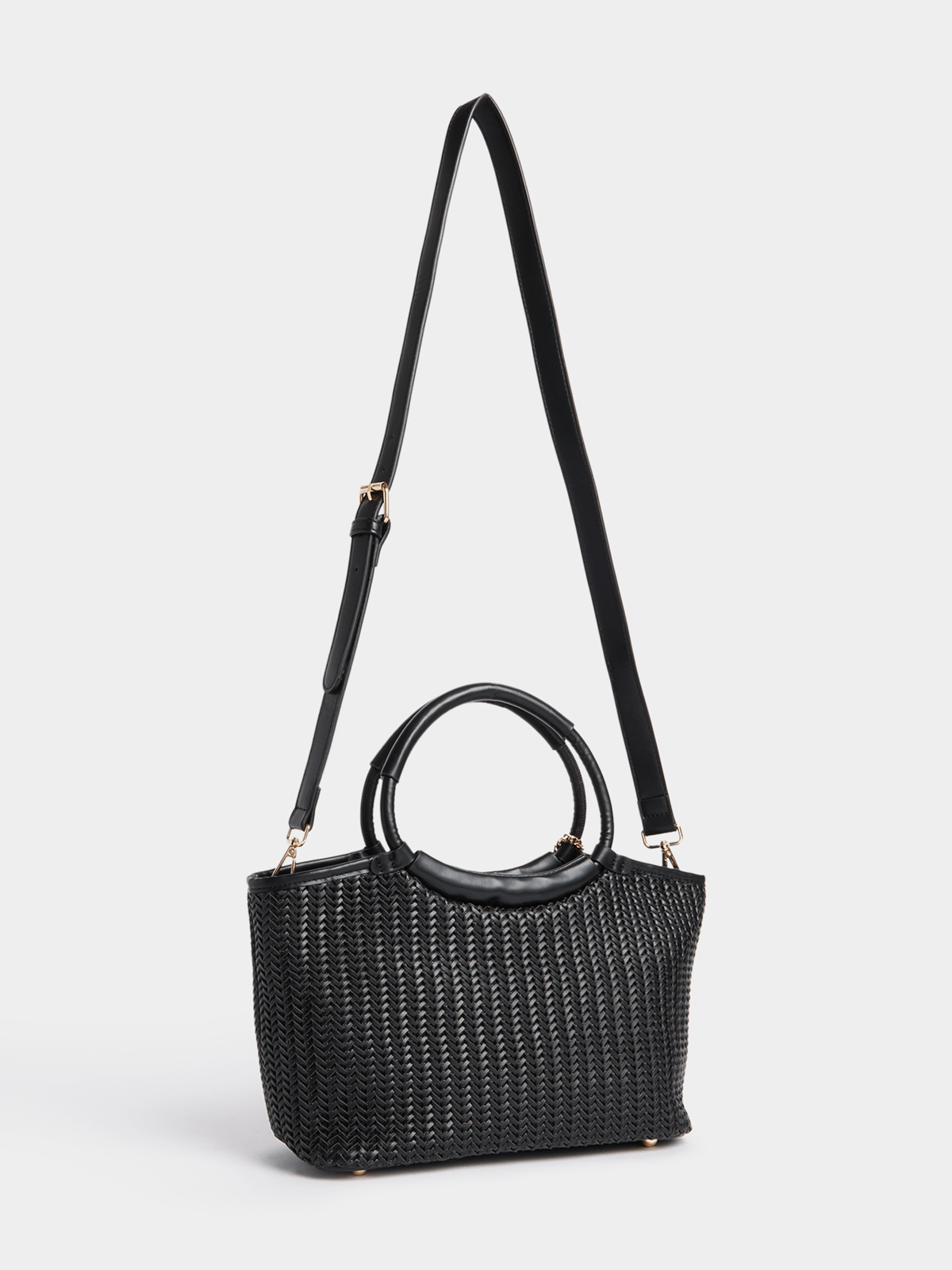 Luella Weave Mini Shopper Bag Luella Bellabags