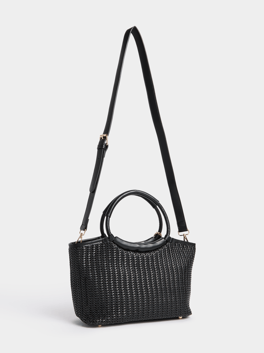 Luella Weave Mini Shopper Bag Luella Bellabags