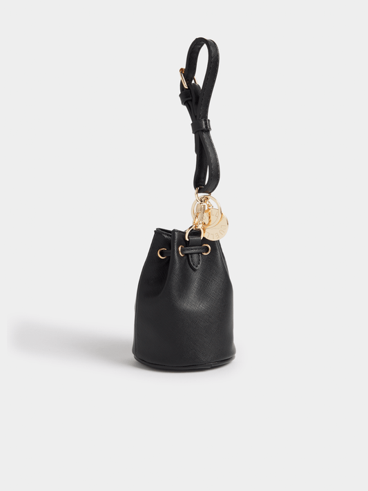 Luella Mini Drawstring Bucket Bag Charm Luella Bellabags