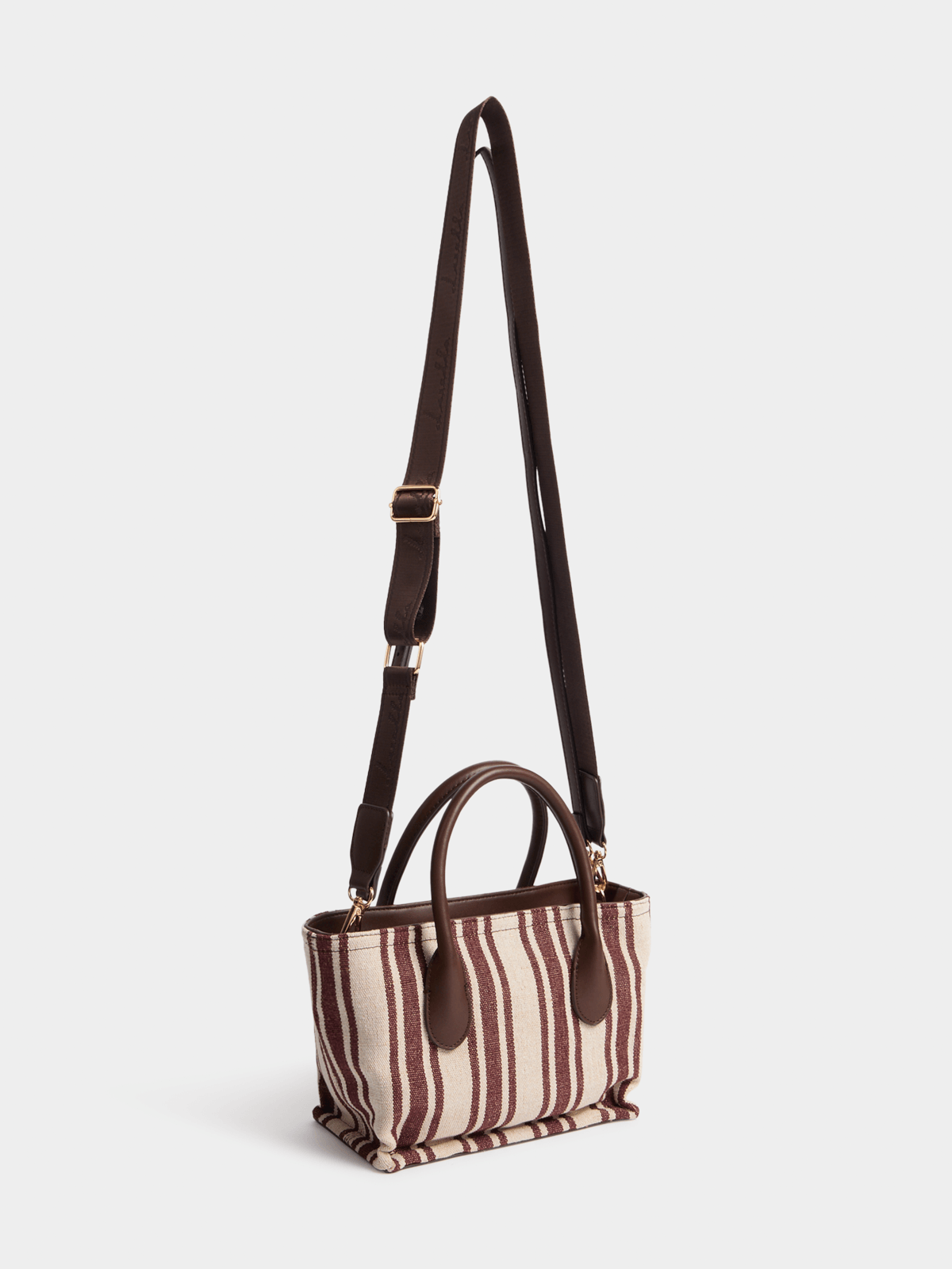 Luella Striped Canvas Shopper Bag Luella