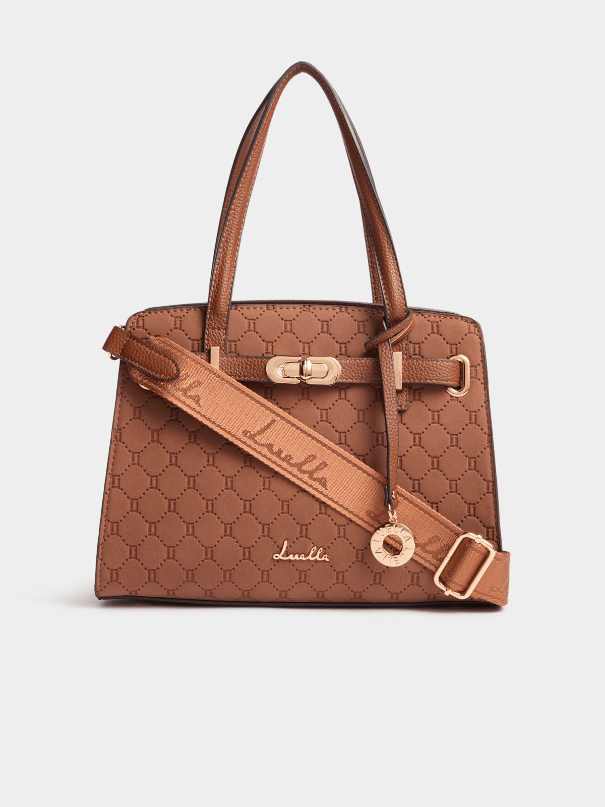 Luella Emboss Belted Shopper Bag Luella