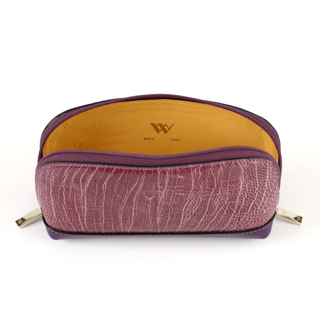 California Ostrich Leather Cosmetic pouch Bellabags Bellabags