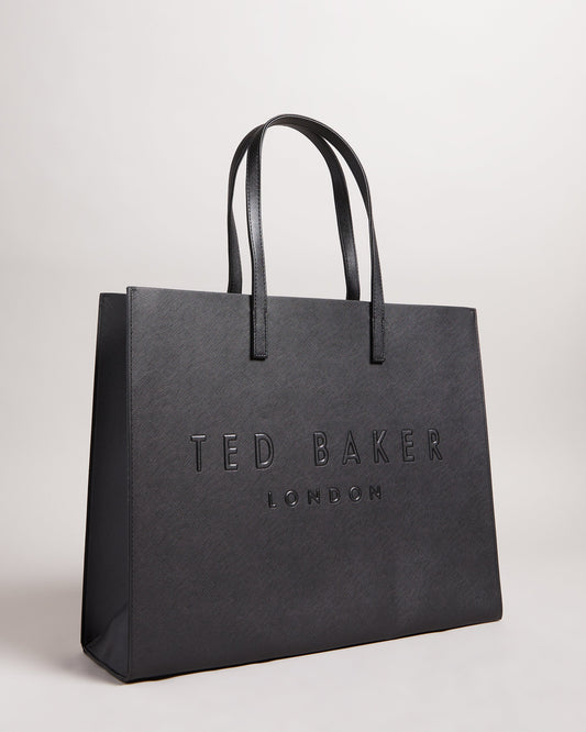 Women's Sukicon-Crosshatch East West Icon Bag Black Ted Baker South Africa Bellabags