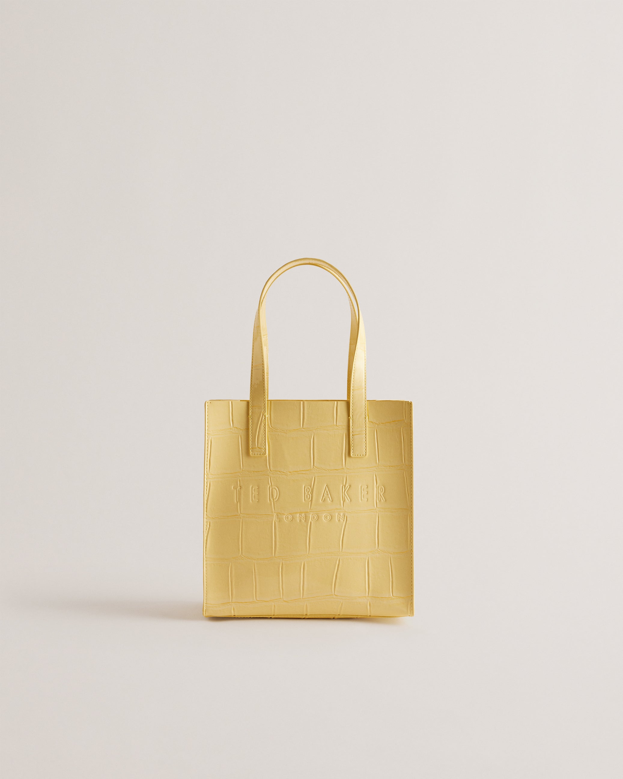 Women's Reptcon-Croc Effect Small Icon Bag Lt-Yellow Ted Baker South Africa Bellabags