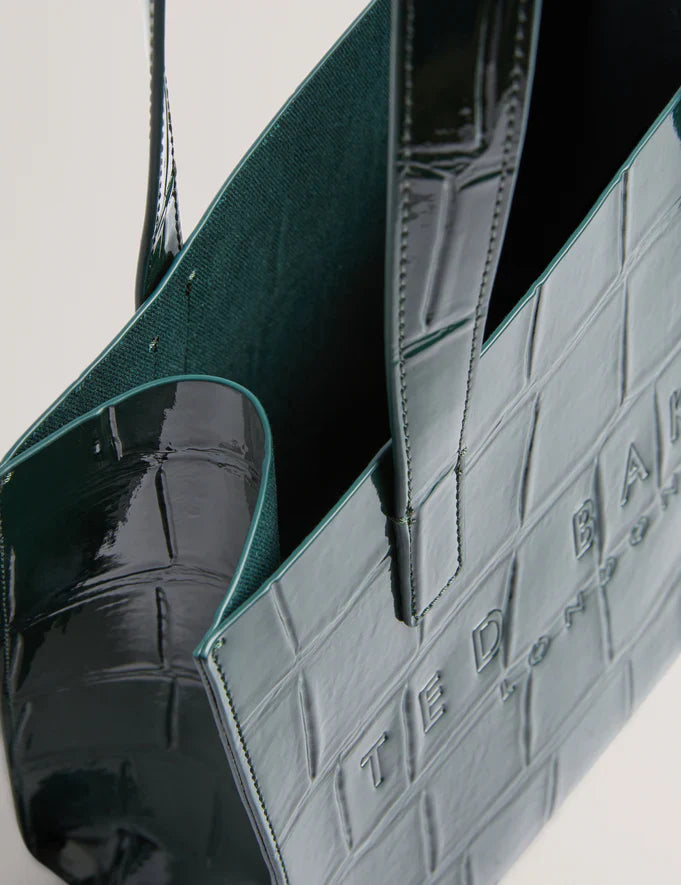 Women's REPTCON-Croc Effect Small Icon Bag Ted Baker South Africa Bellabags