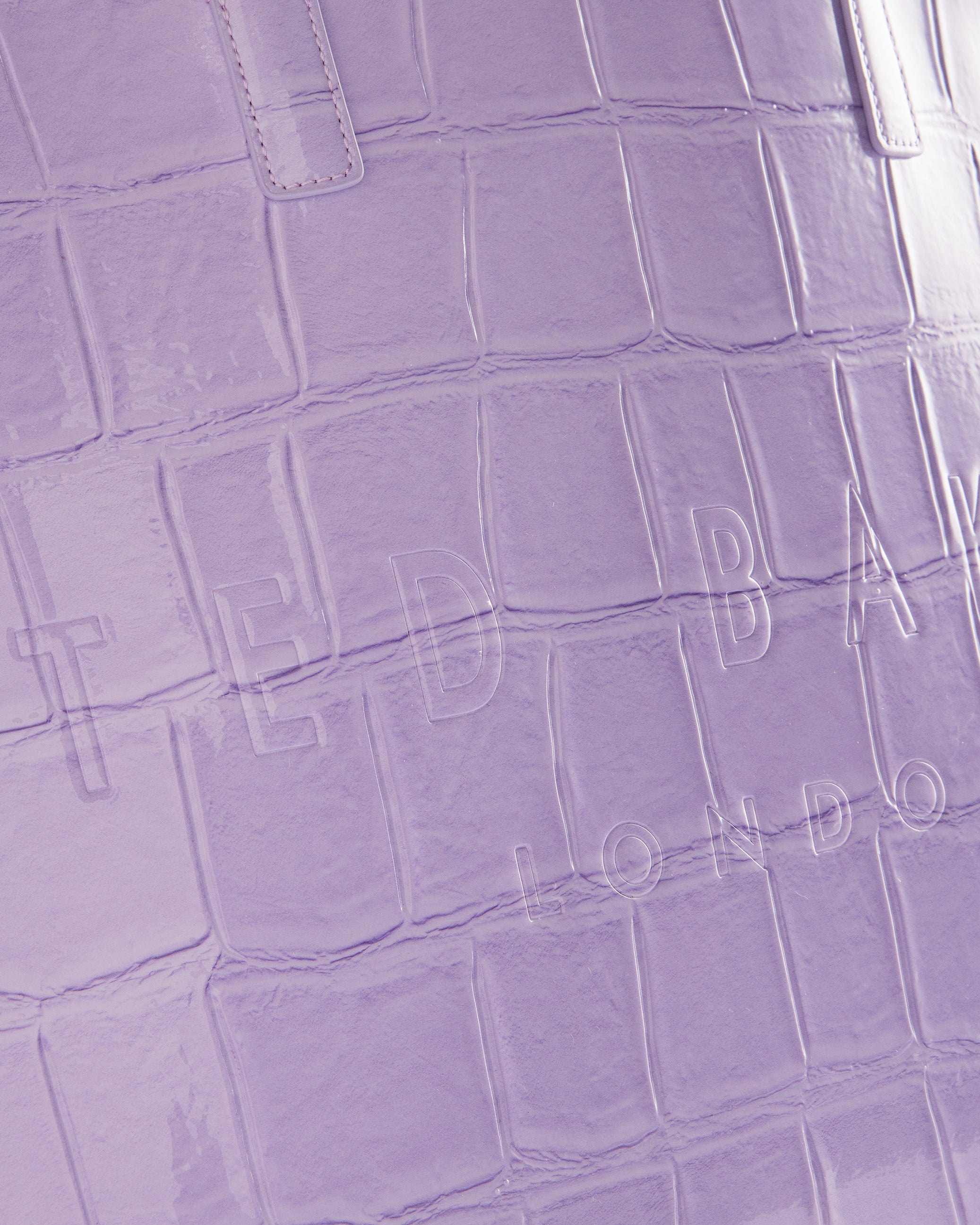 Women's Allicon-Croc Effect Extra Large Icon Bag Lilac Ted Baker Bellabags