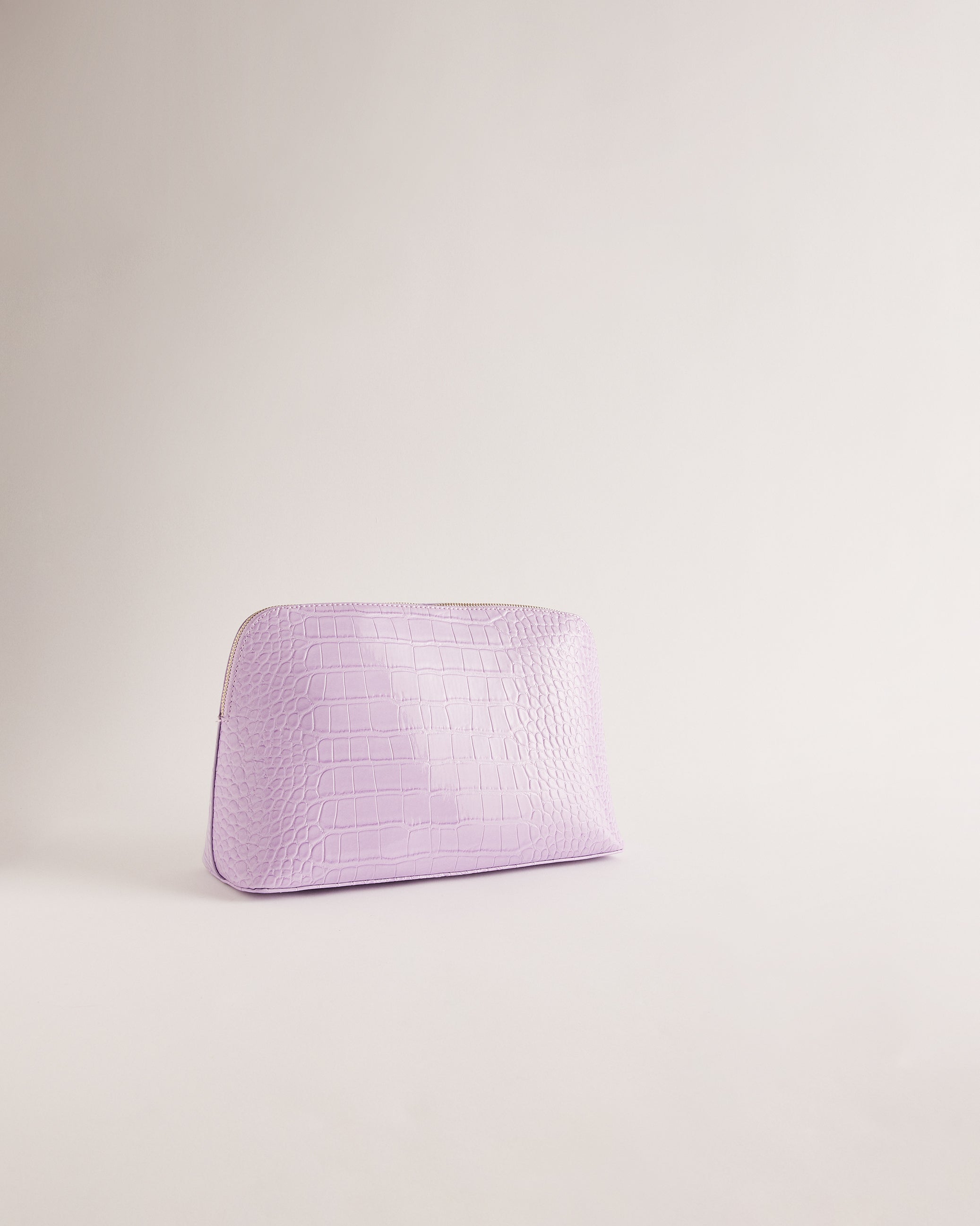 Women's Crocana-Imitation Croc Large Washbag Lilac Ted Baker South Africa Bellabags