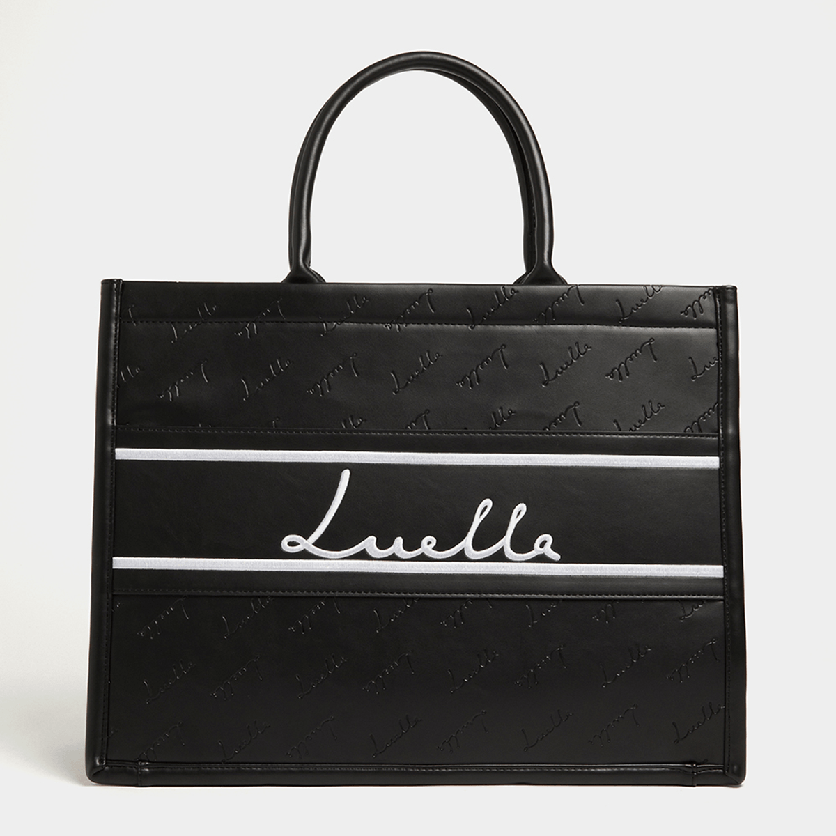 Embossed Branded Large Tote Bag - By Luella - Invoque