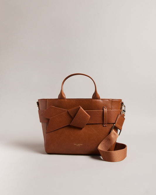 Women's Jimsa-Knot Bow Crossbody Bag Tan Ted Baker South Africa