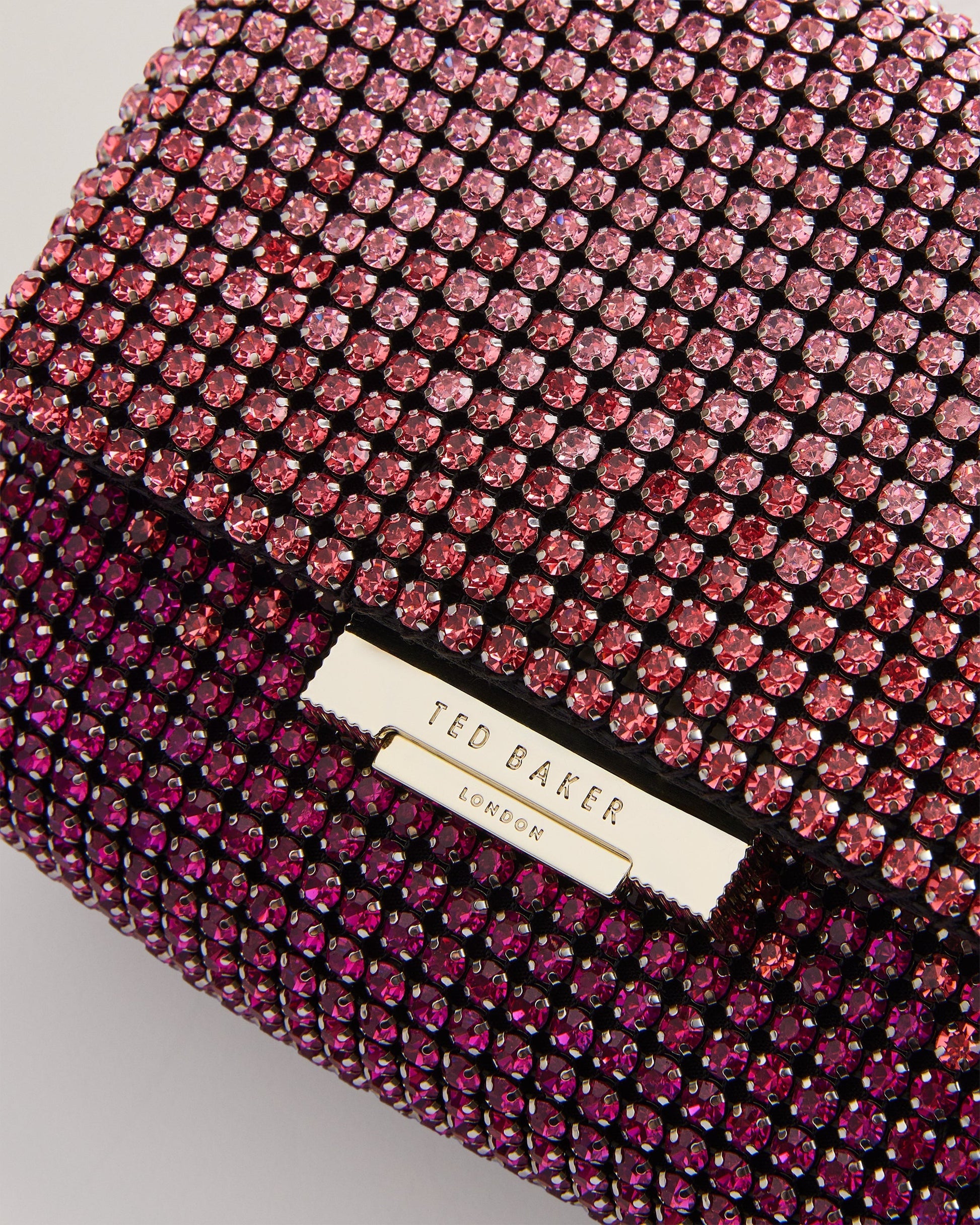 Women's Gliters-Crystal Mini Crossbody Bag Brt-Pink Ted Baker South Africa