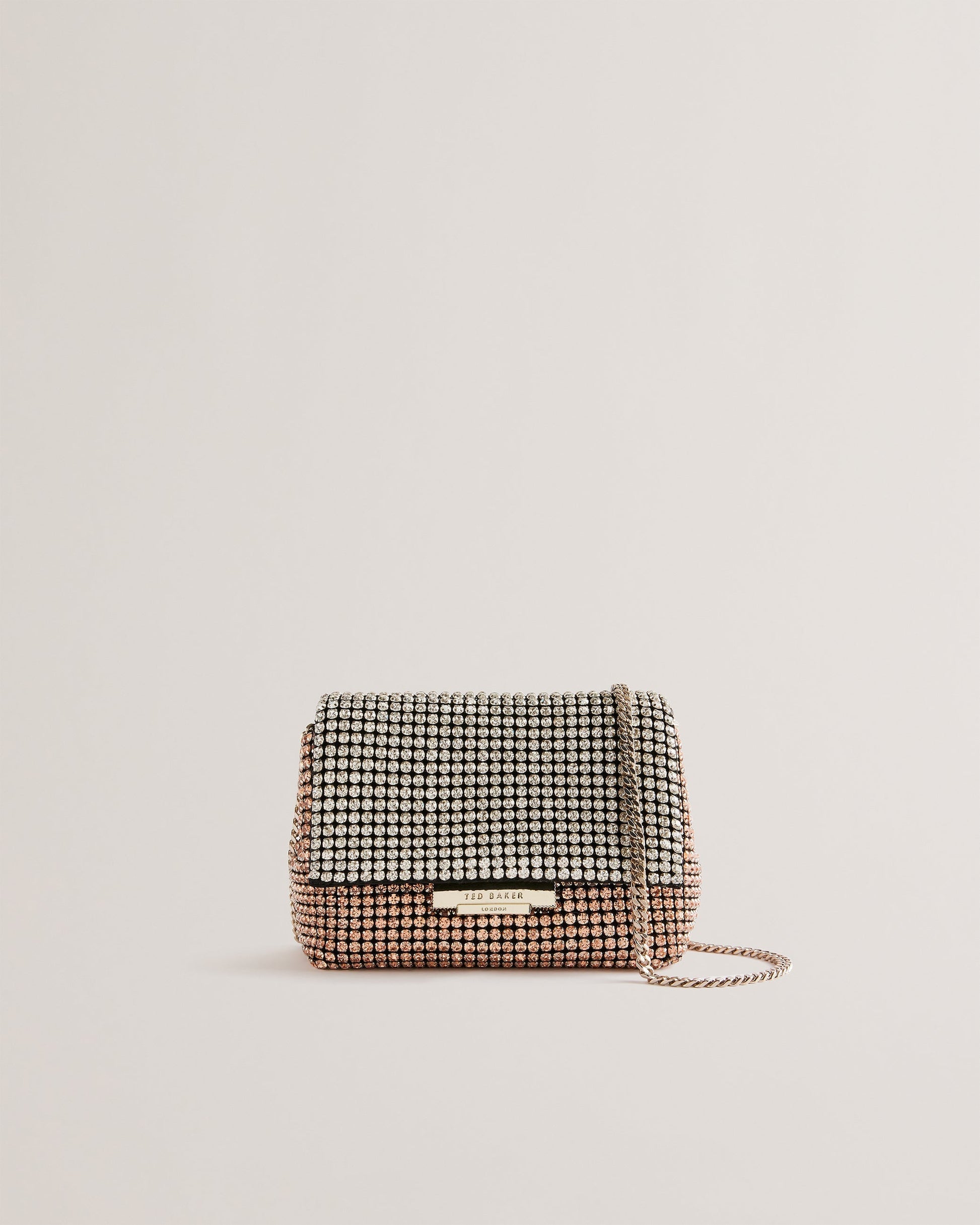 Women's Gliters-Crystal Mini Crossbody Bag Gold-Col Ted Baker South Africa