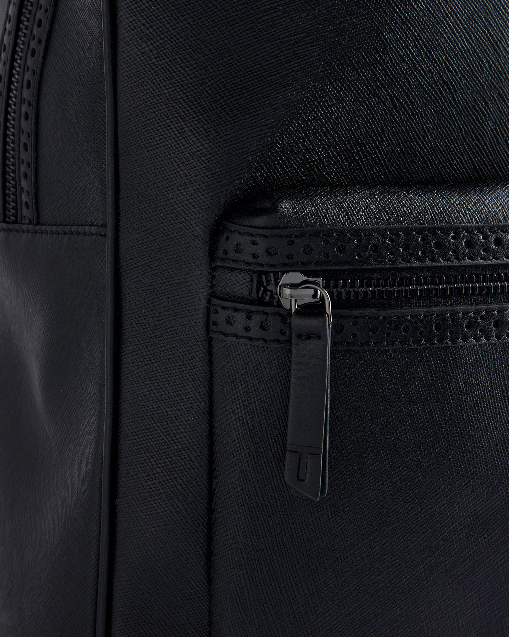 Men's Conann-Saffiano Leather Backpack Black Ted Baker South Africa