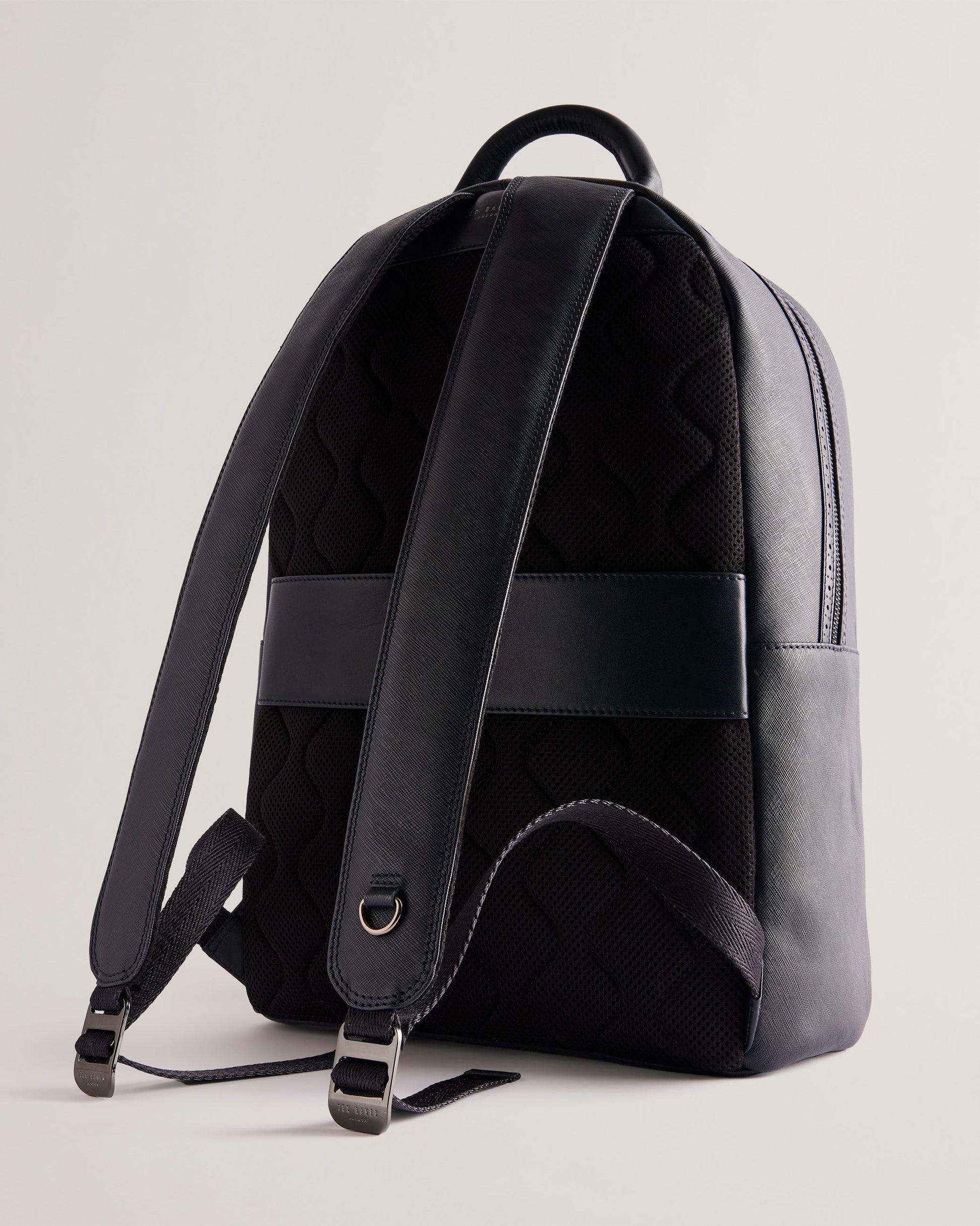 Men's Conann-Saffiano Leather Backpack Navy Ted Baker South Africa