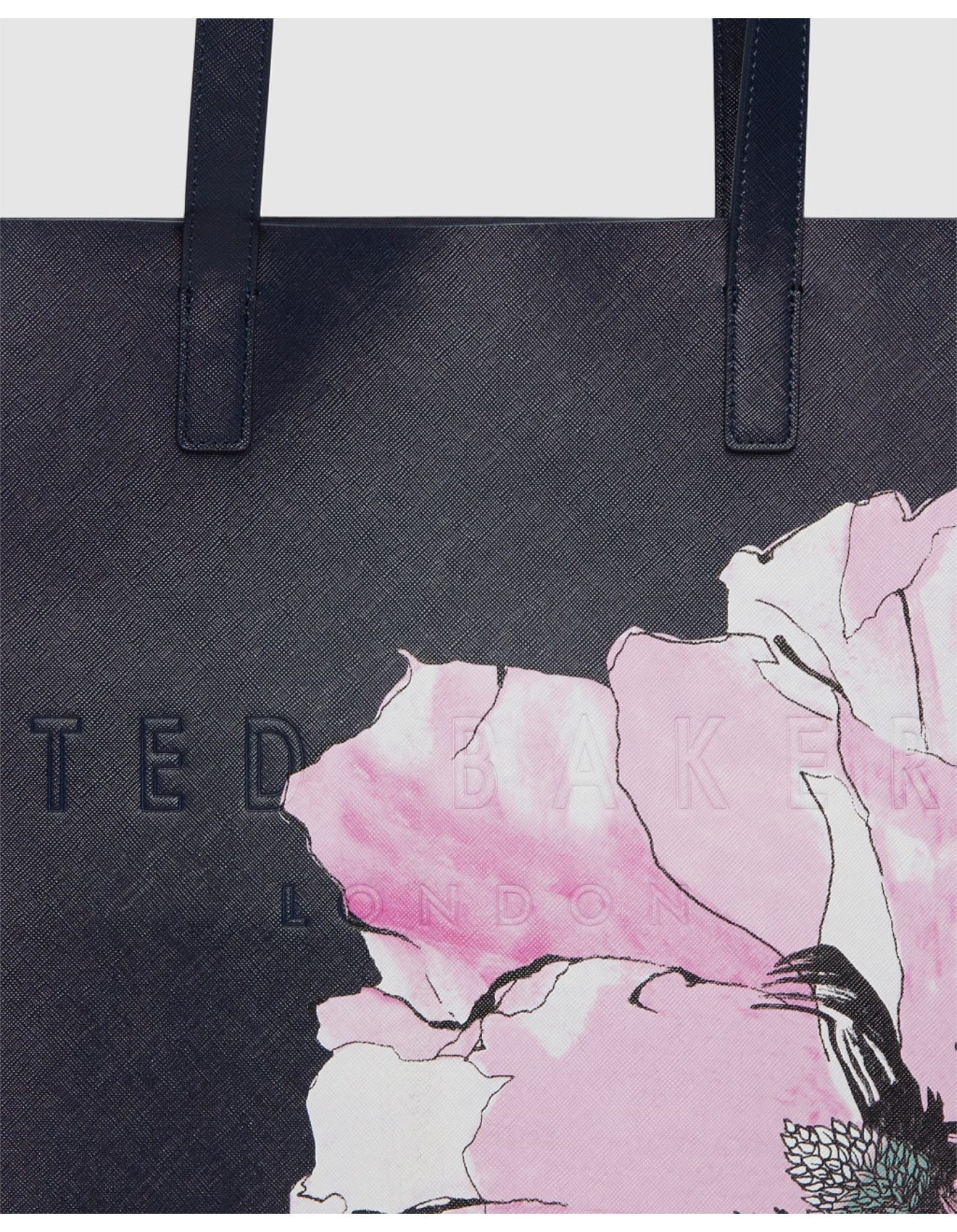 Women's Milicon-Floral Printed Large Icon Bag Navy Ted Baker South Africa Bellabags