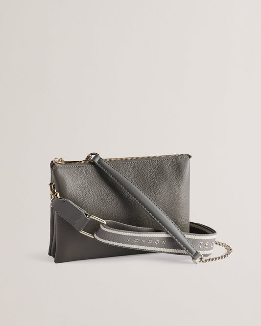 Women's Esille-Webbing Crossbody Bag Mid-Grey Ted Baker South Africa Bellabags