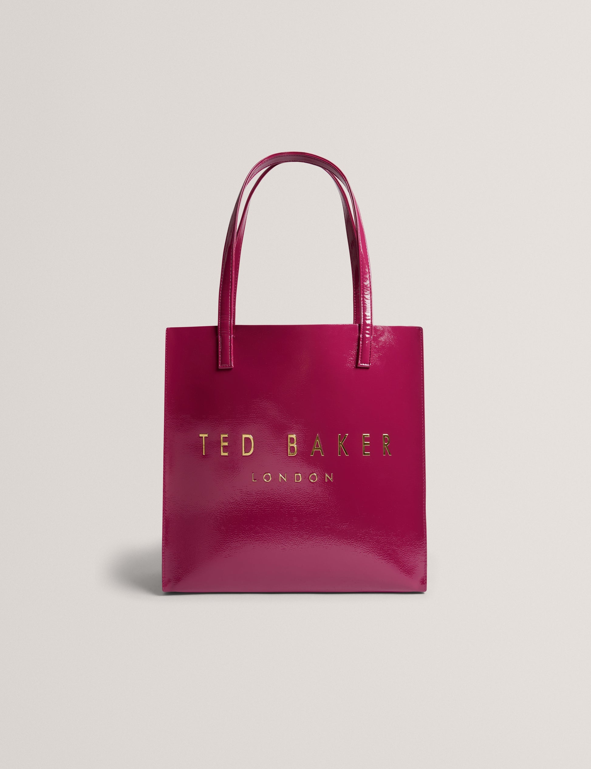 Women's CRINKON-Crinkle Large Icon Bag Deep Pink Ted Baker South Africa