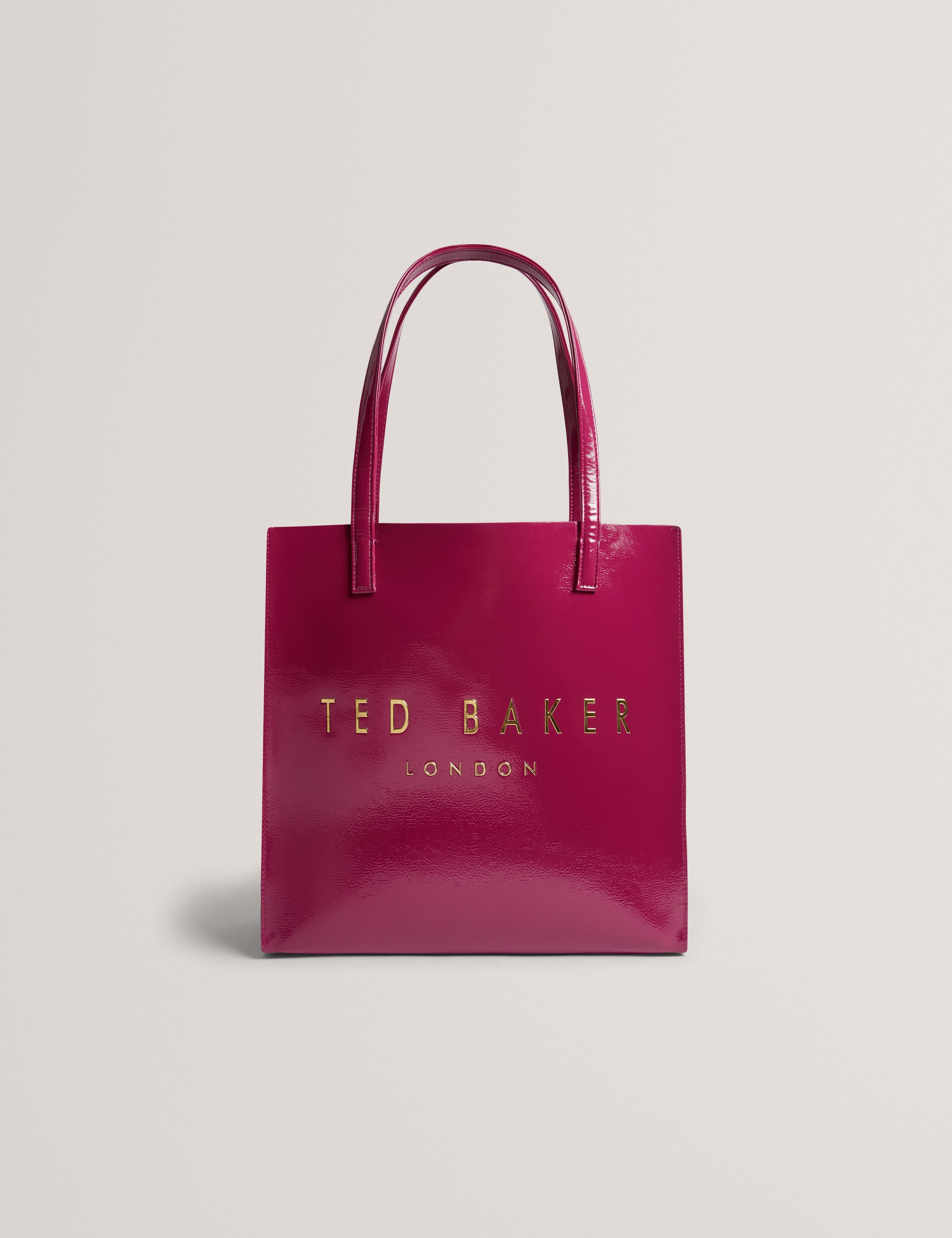 Women's CRINKON-Crinkle Large Icon Bag Deep Pink Ted Baker South Africa Bellabags